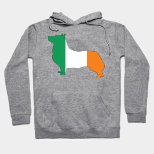 Swedish Vallhund Ireland Flag Filled Hoodie